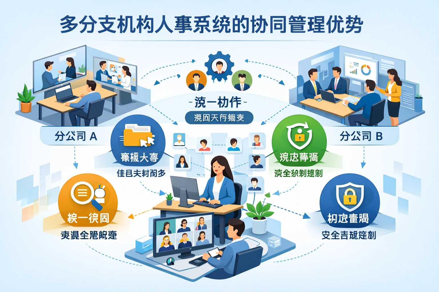 多分支机构人事系统的协同管理优势