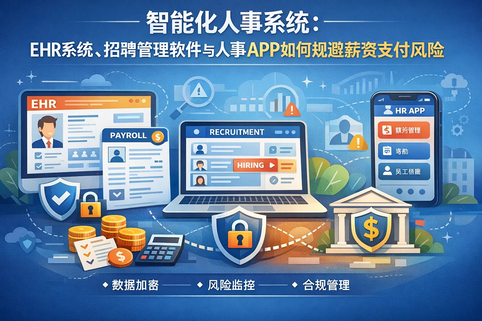 智能化人事系统：EHR系统、招聘管理软件与人事APP如何规避薪资支付风险