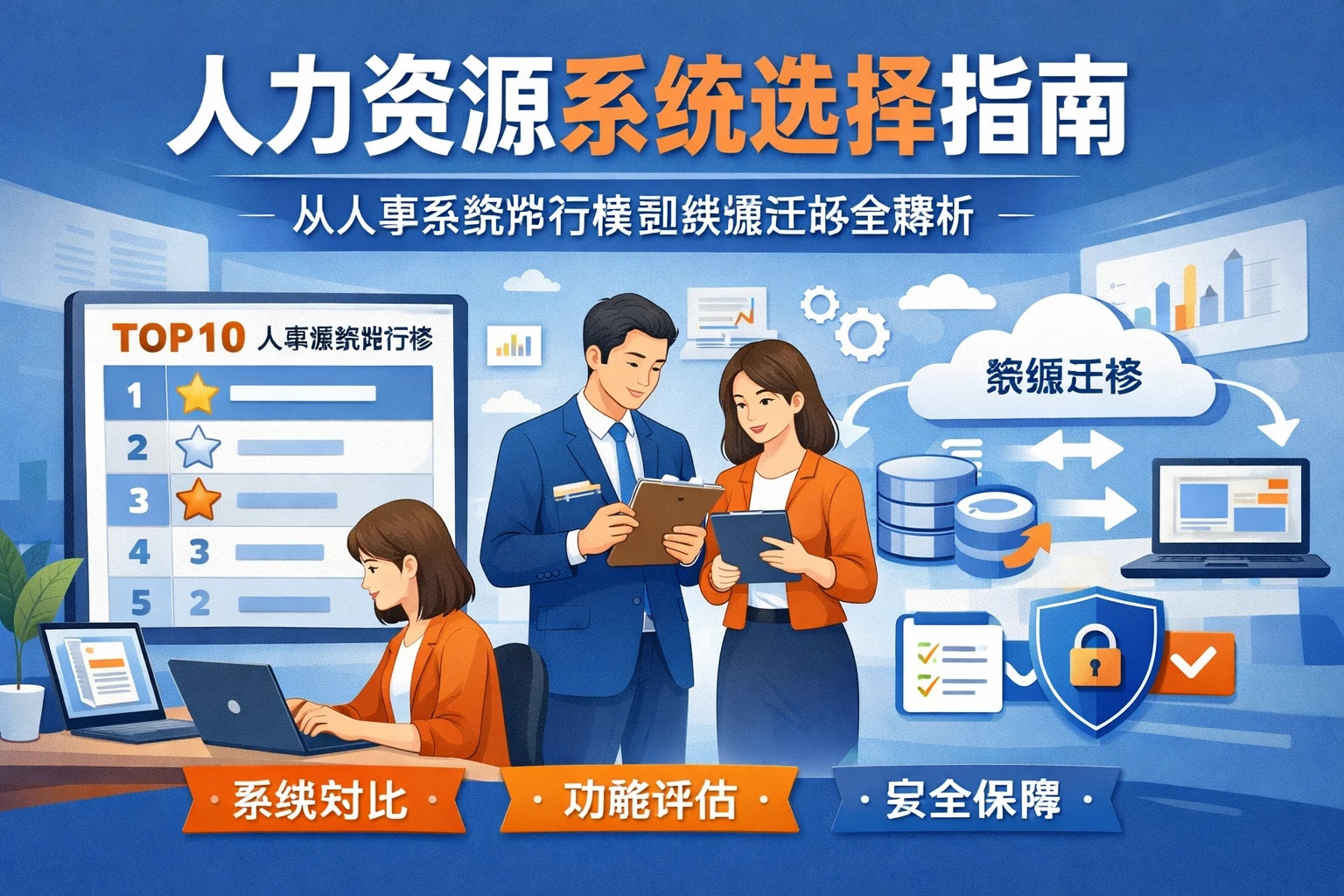 人力资源系统选择指南：从人事系统排行榜到数据迁移全解析
