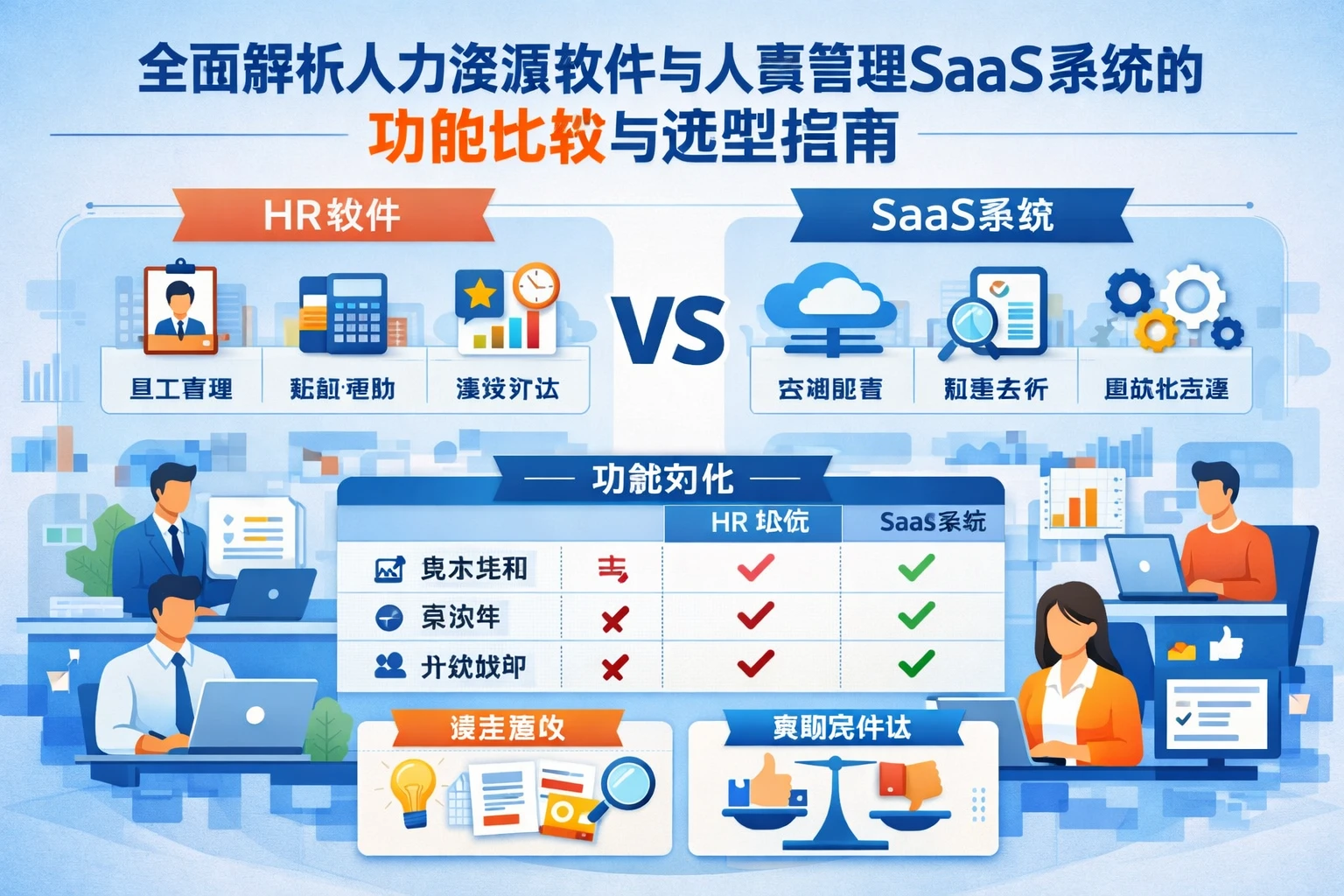 全面解析人力资源软件与人事管理SaaS系统的功能比较与选型指南