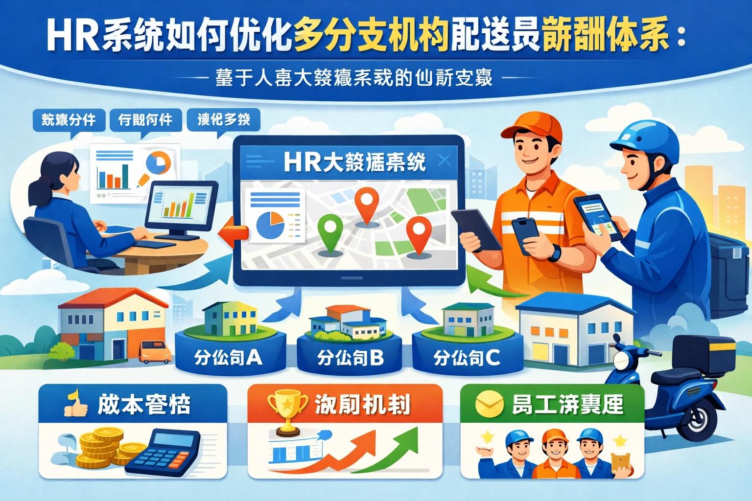 HR系统如何优化多分支机构配送员薪酬体系：基于人事大数据系统的创新实践