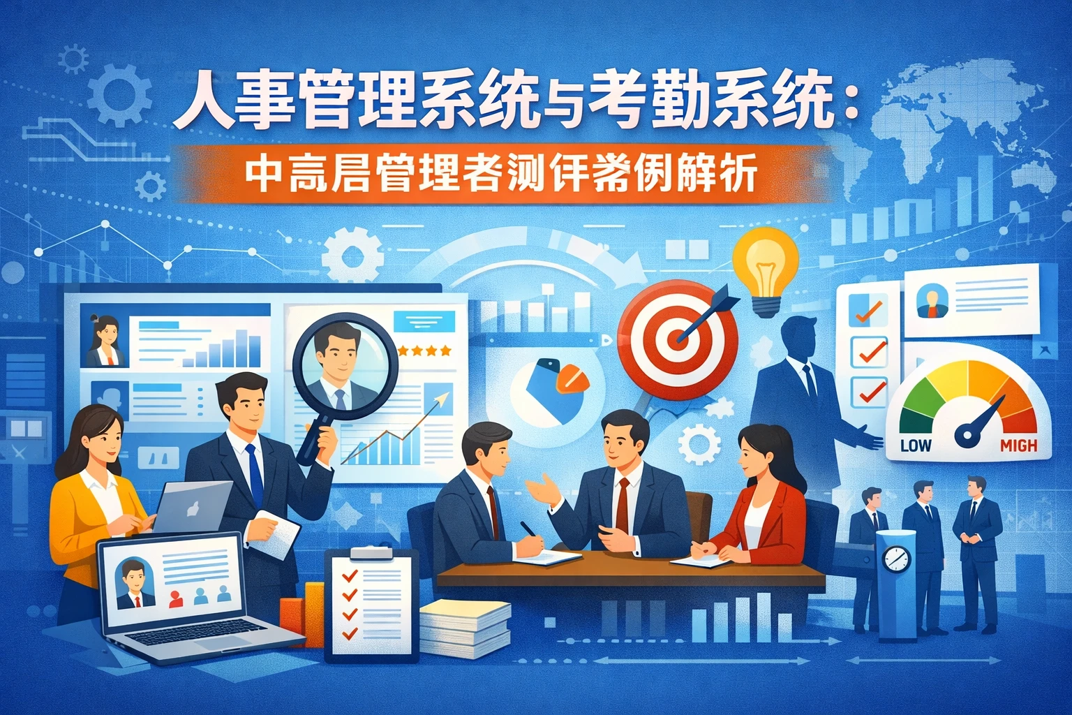 人事管理系统与考勤系统：中高层管理者测评案例解析