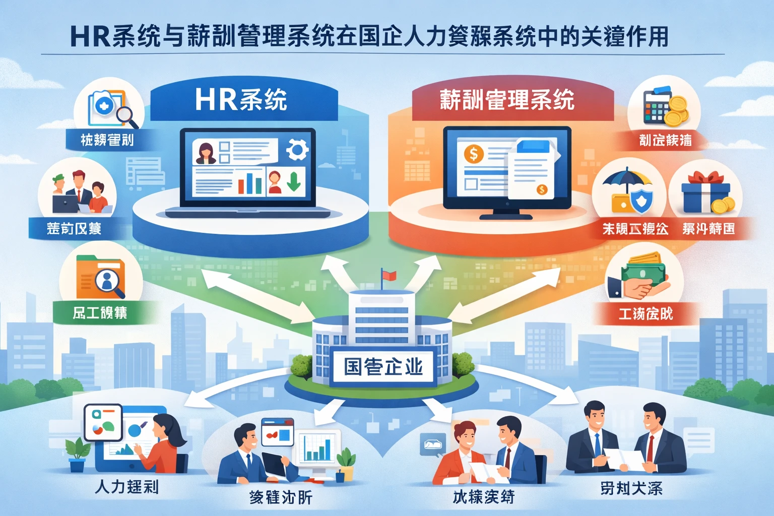 HR系统与薪酬管理系统在国企人力资源系统中的关键作用