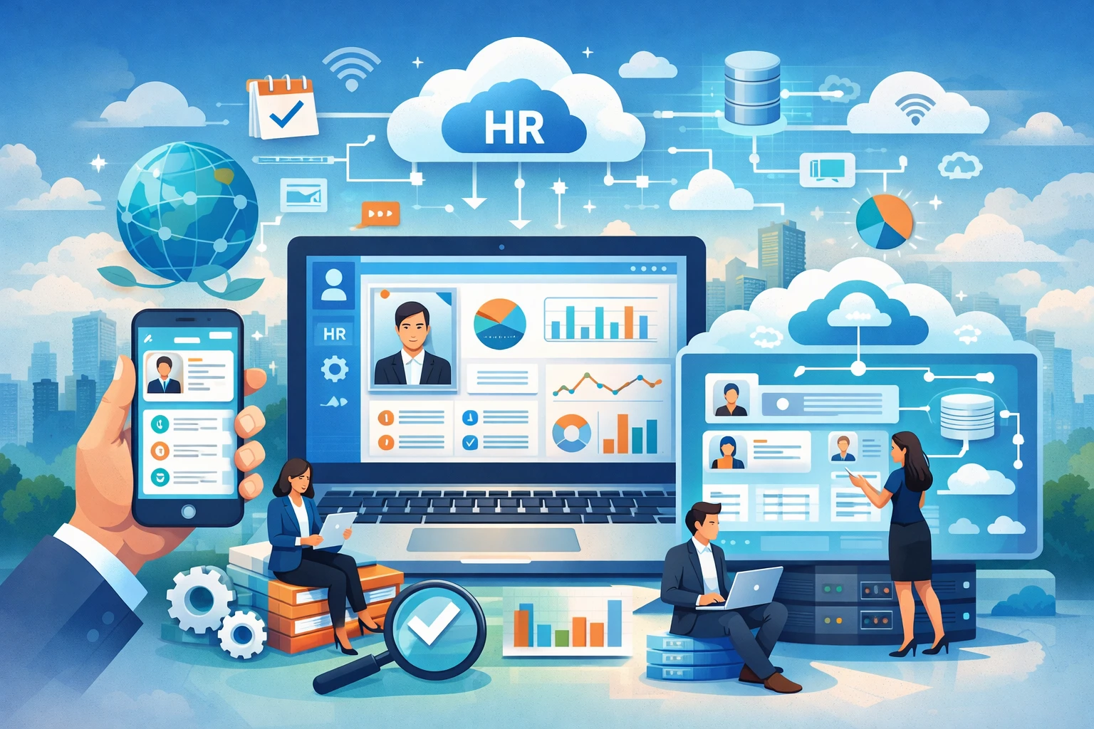 HR管理软件、移动人事系统与云人事系统在现代企业中的创新应用
