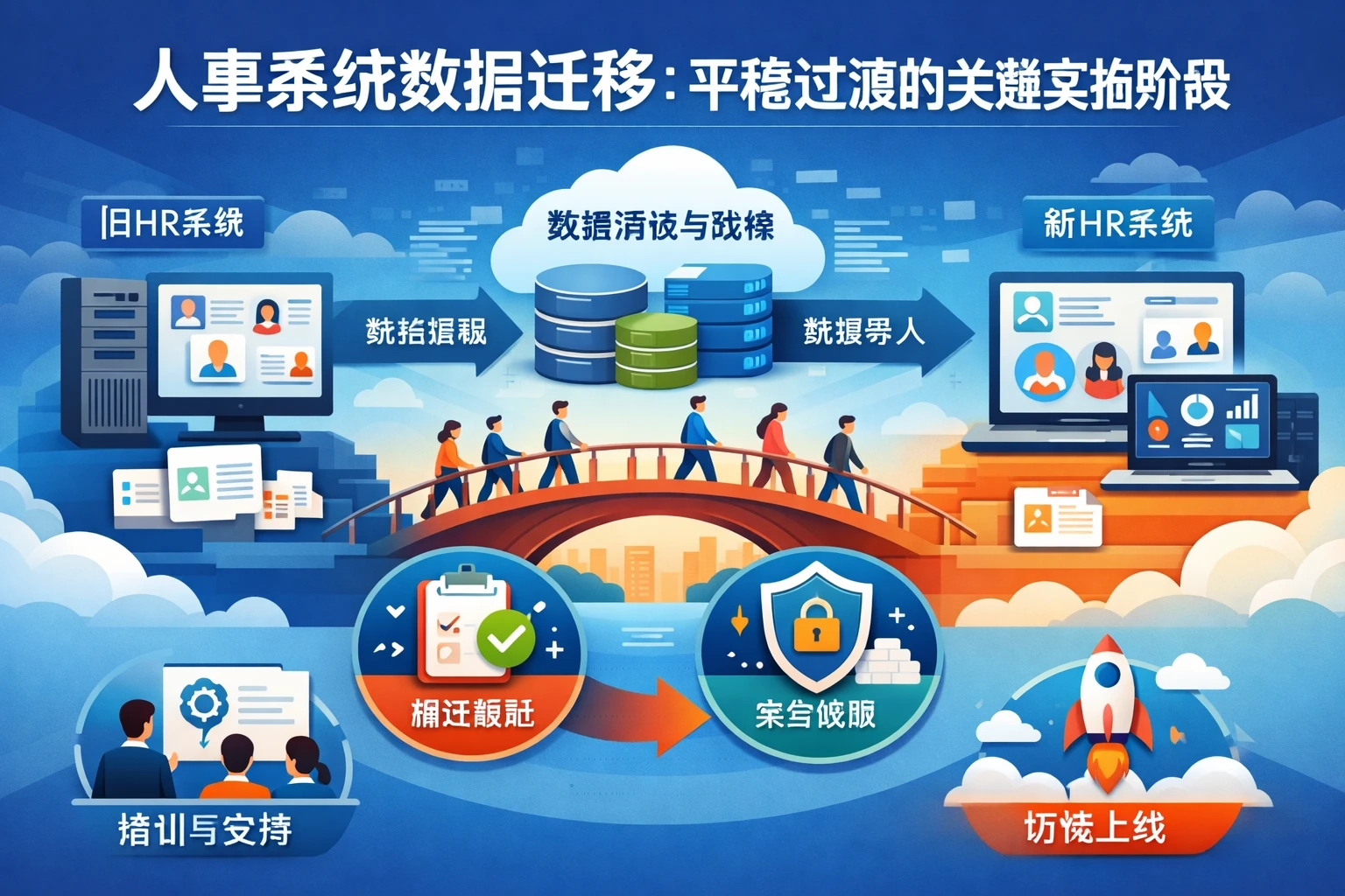 人事系统数据迁移：平稳过渡的关键实施阶段