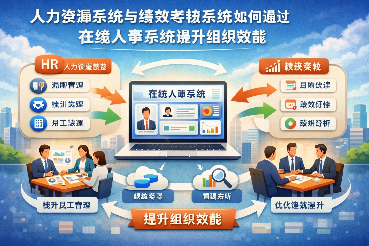人力资源系统与绩效考核系统如何通过在线人事系统提升组织效能