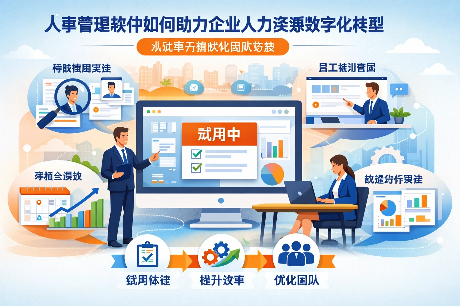 人事管理软件如何助力企业人力资源数字化转型：从试用开始优化团队效能