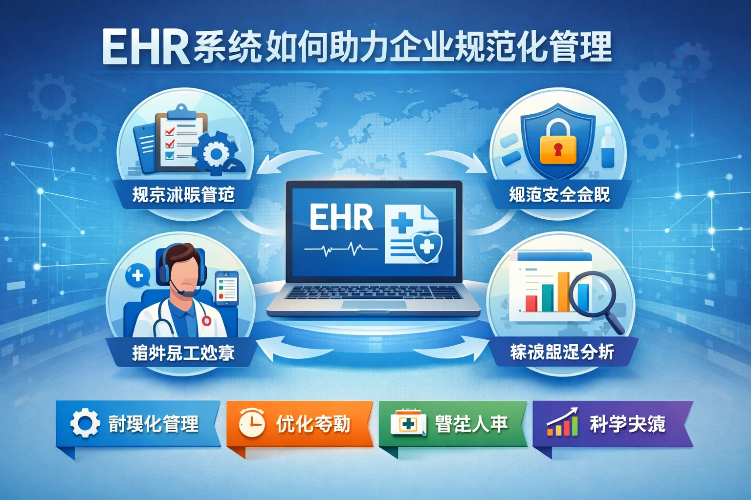 EHR系统如何助力企业规范化管理