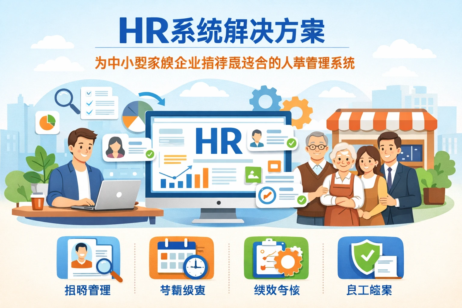 HR系统解决方案：为中小型家族企业推荐最适合的人事管理系统