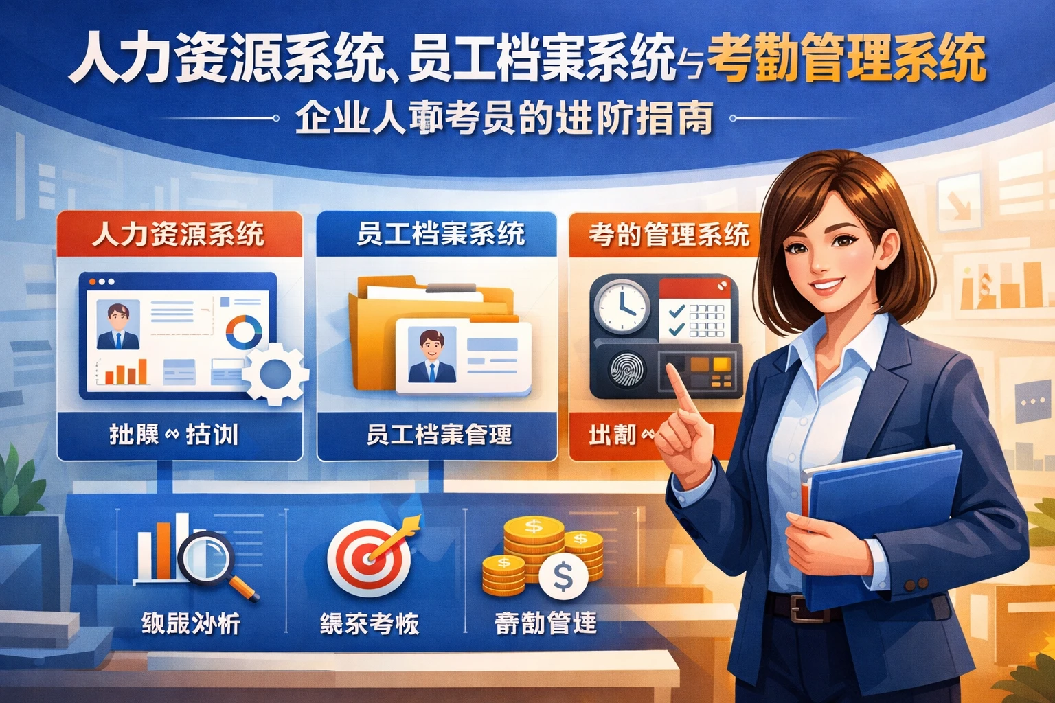 人力资源系统、员工档案系统与考勤管理系统：企业人事专员的进阶指南