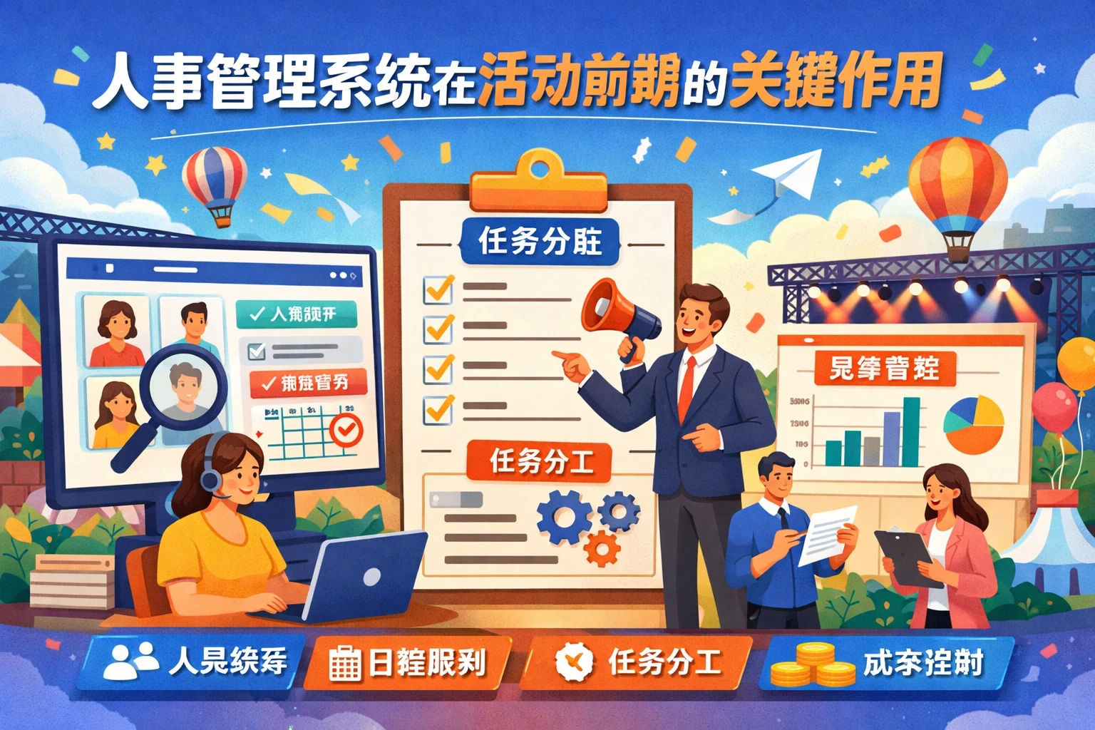 人事管理系统在活动前期的关键作用