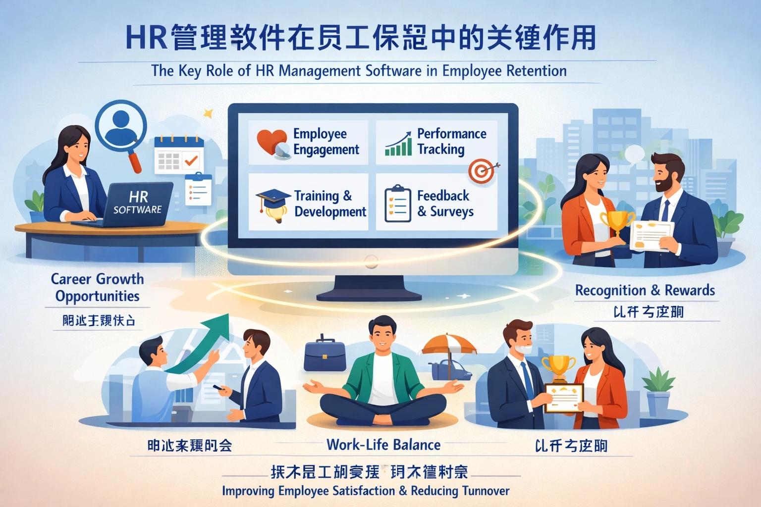 HR管理软件在员工保留中的关键作用