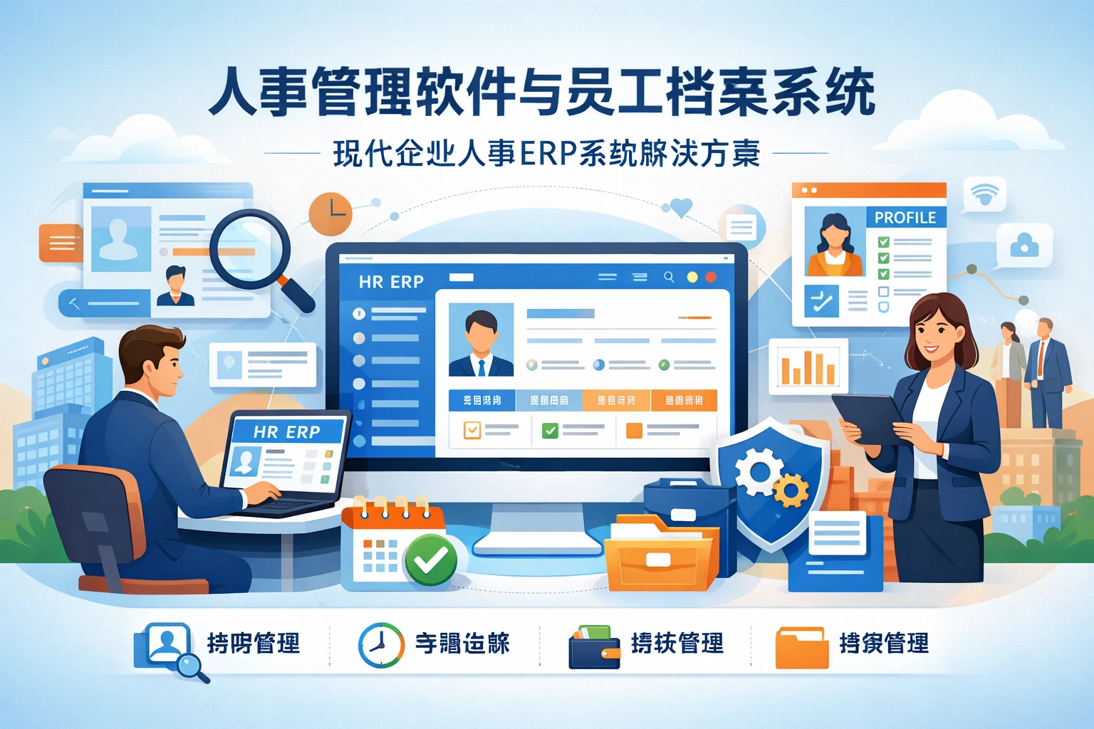 人事管理软件与员工档案系统：现代企业人事ERP系统解决方案