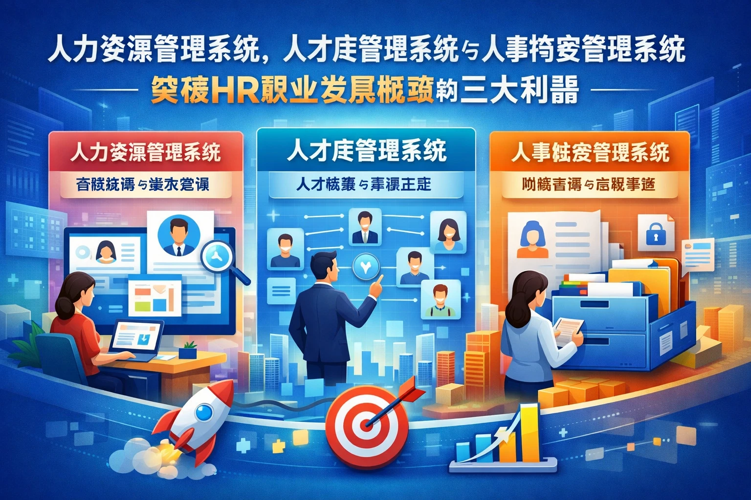 人力资源管理系统、人才库管理系统与人事档案管理系统：突破HR职业发展瓶颈的三大利器