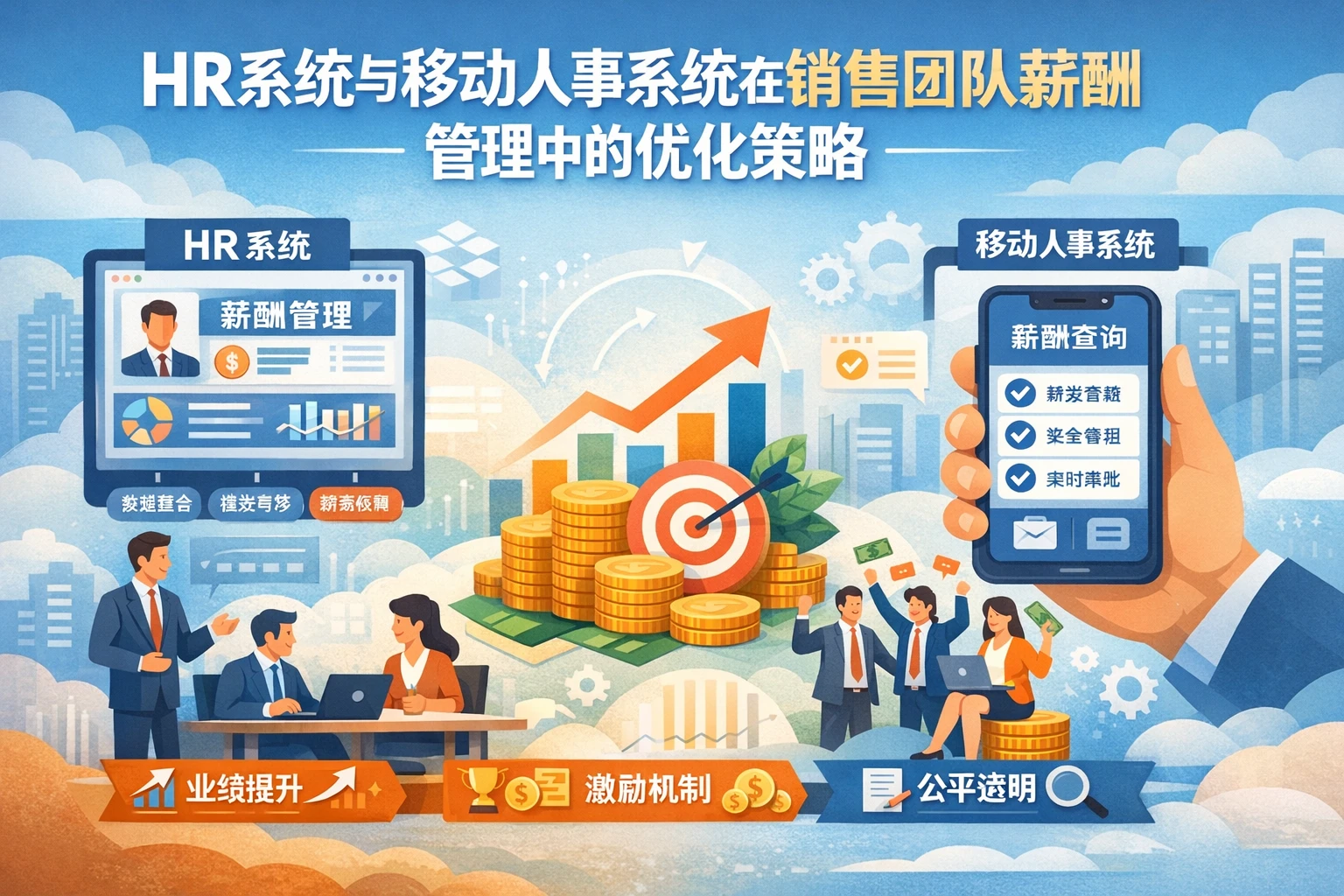 HR系统与移动人事系统在销售团队薪酬管理中的优化策略