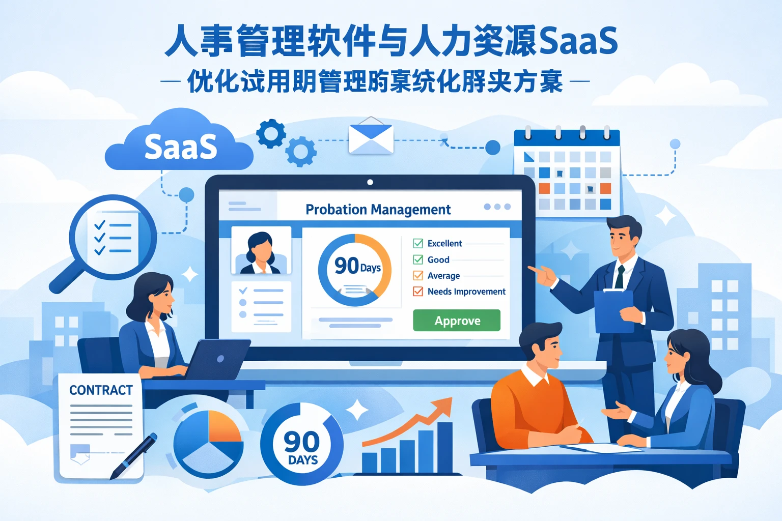 人事管理软件与人力资源SaaS：优化试用期管理的系统化解决方案