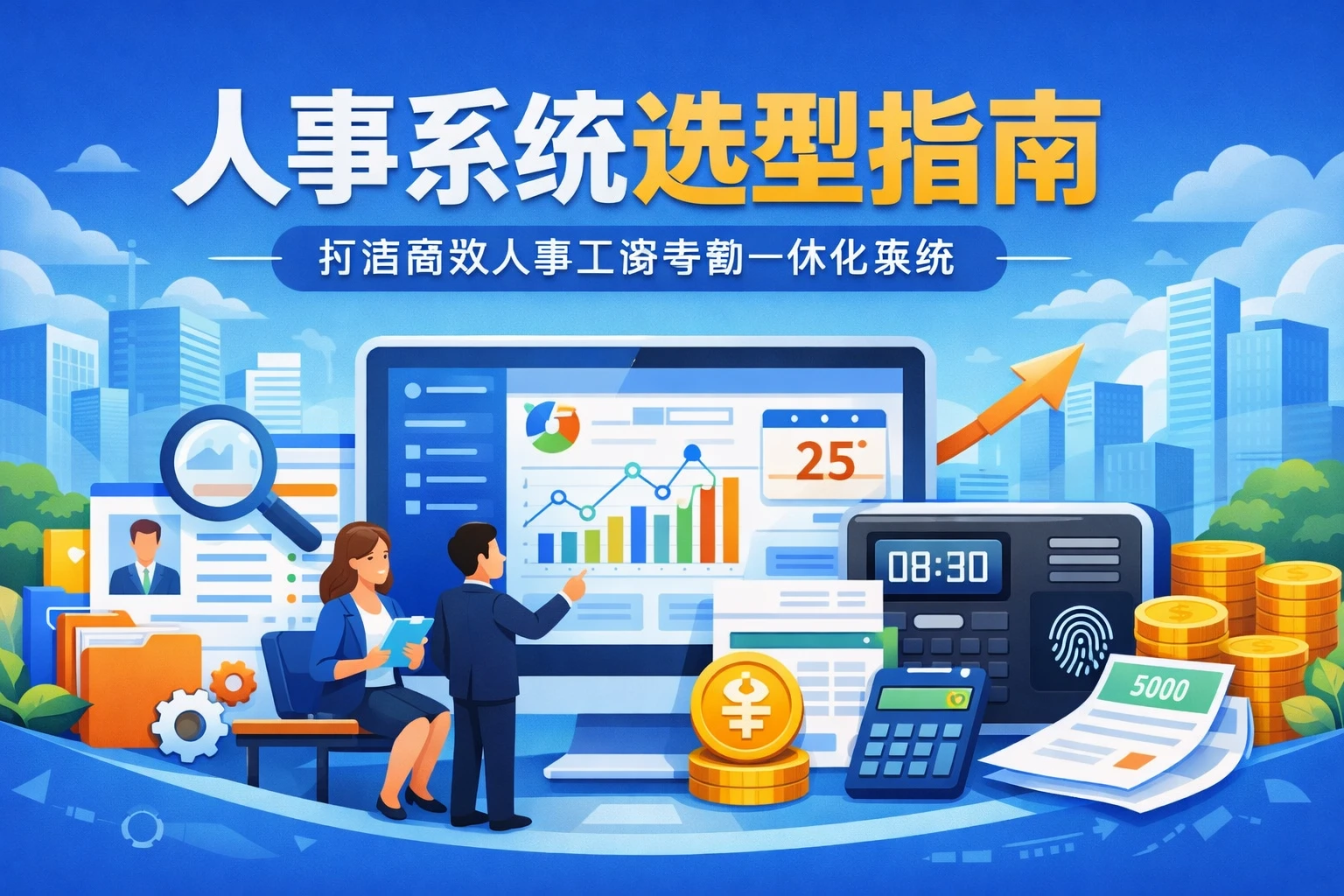人事系统选型指南：打造高效人事工资考勤一体化系统