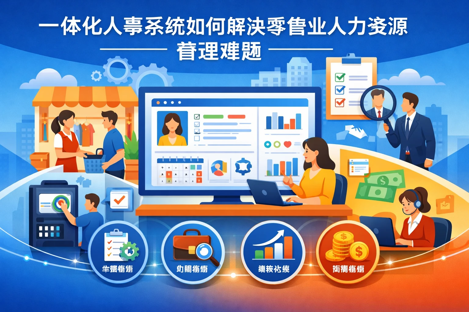 一体化人事系统如何解决零售业人力资源管理难题