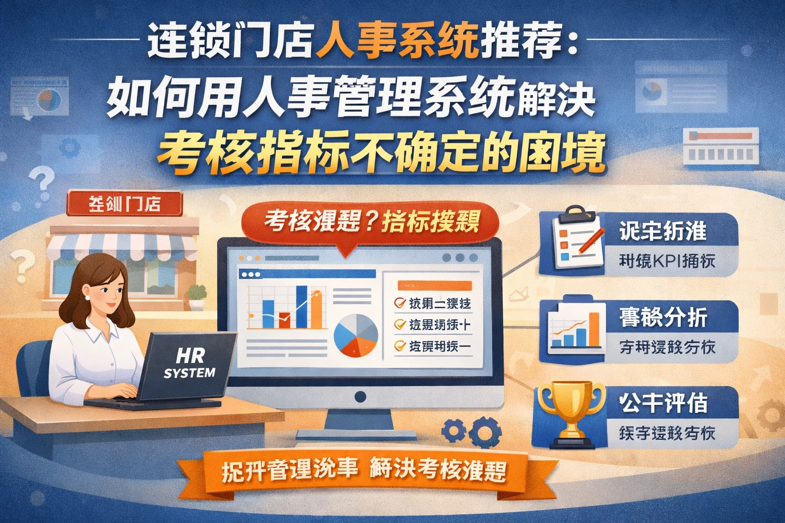 连锁门店人事系统推荐:如何用人事管理系统解决考核指标不确定的困境