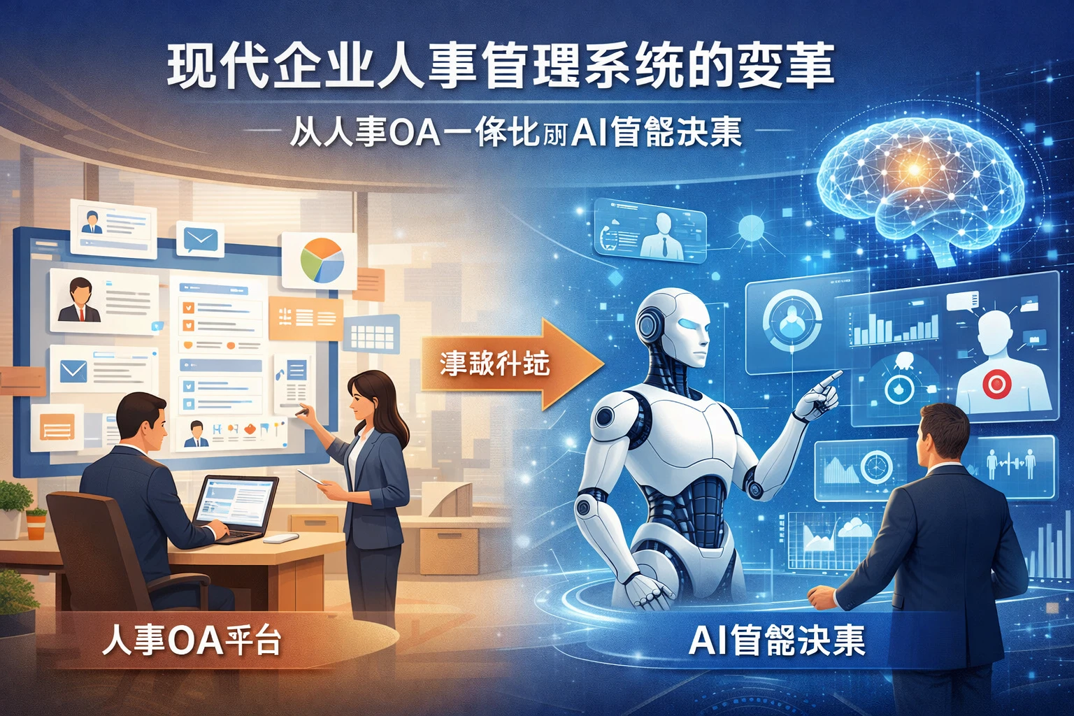 现代企业人事管理系统的变革：从人事OA一体化到AI智能决策