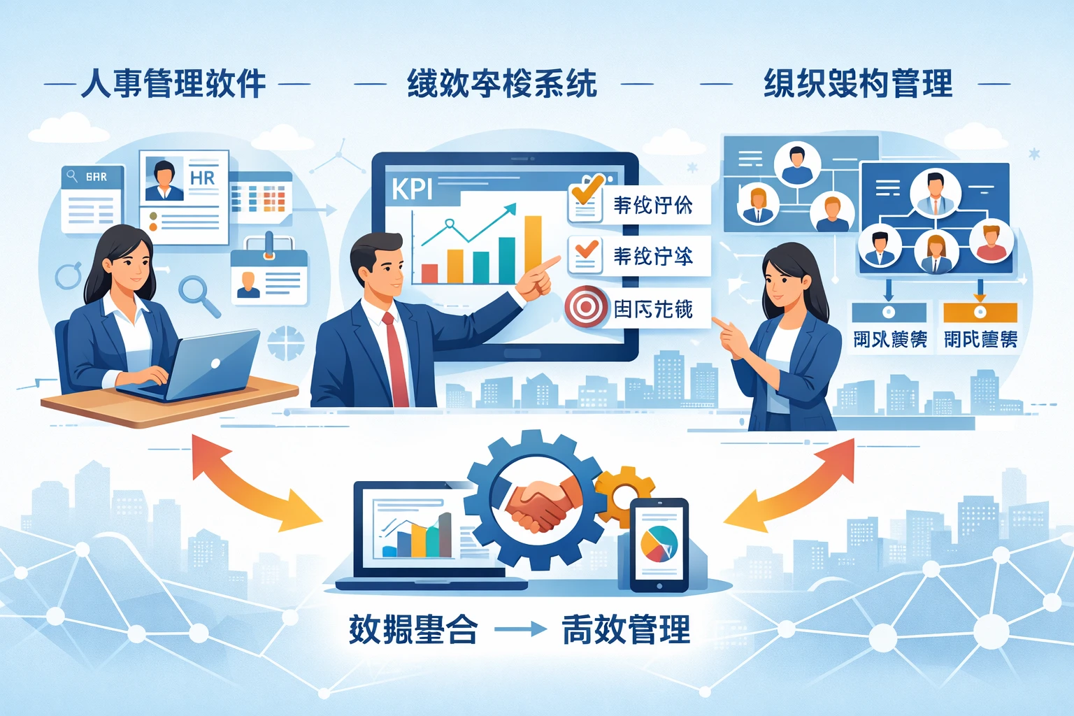 优化企业管理：人事管理软件、绩效考核系统与组织架构管理系统的整合应用