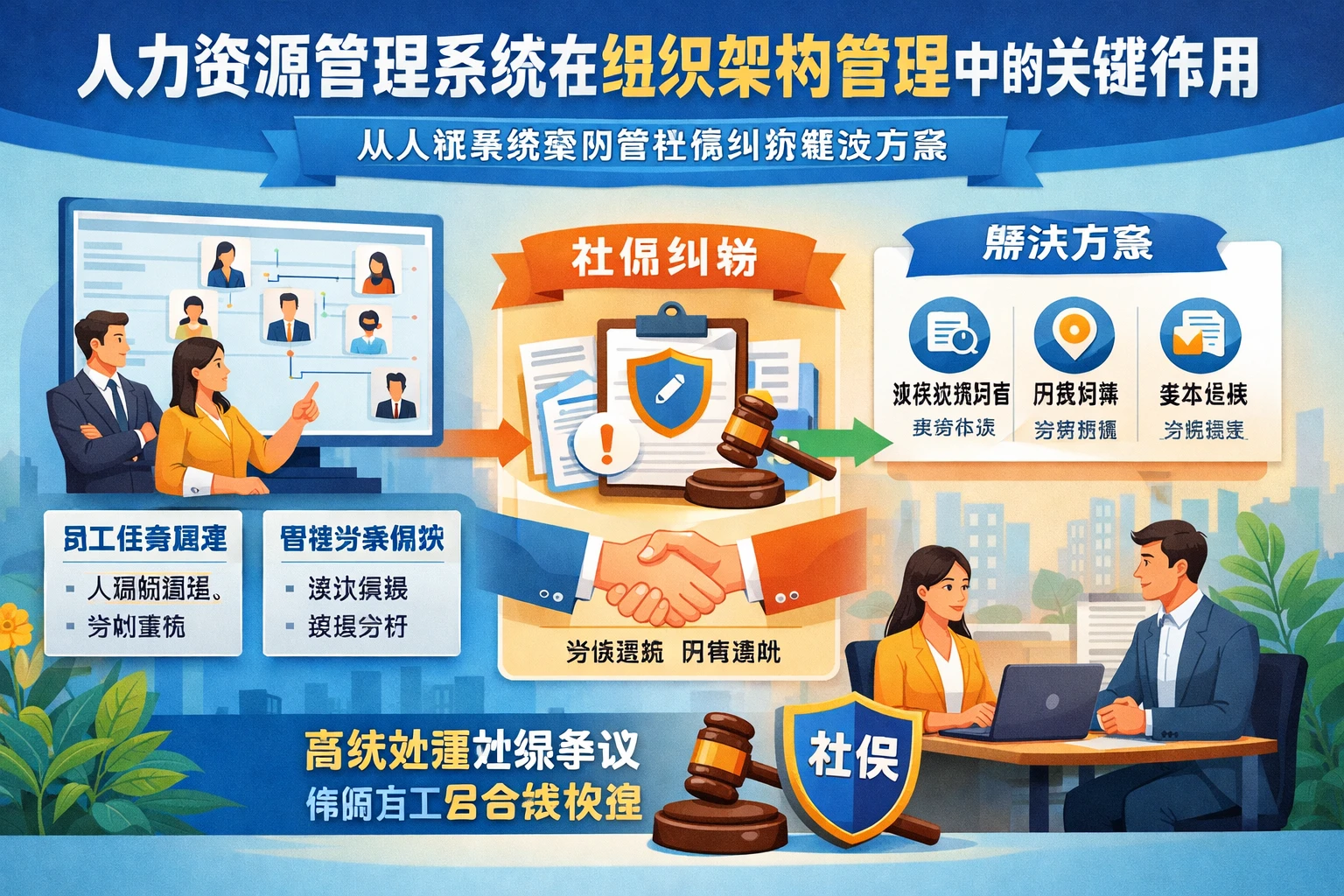 人力资源管理系统在组织架构管理中的关键作用：从人事系统案例看社保纠纷解决方案