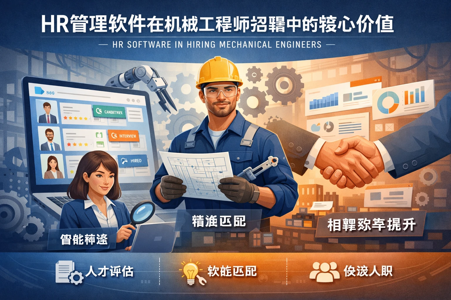 HR管理软件在机械工程师招聘中的核心价值