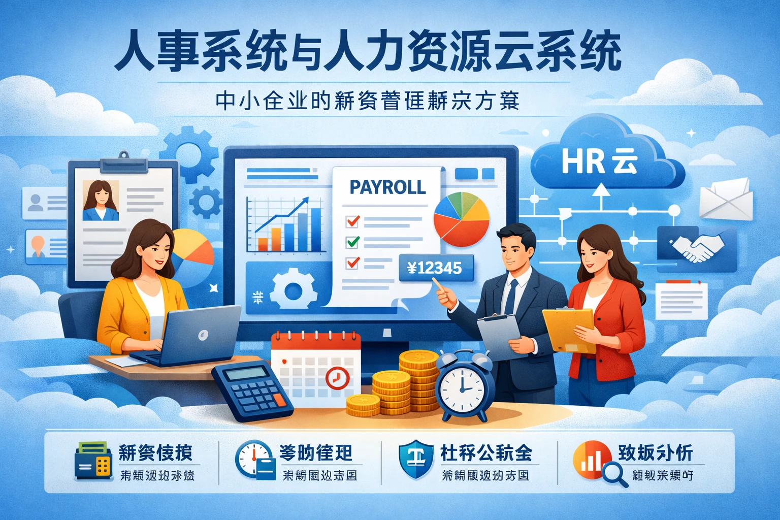 人事系统与人力资源云系统：中小企业的薪资管理解决方案