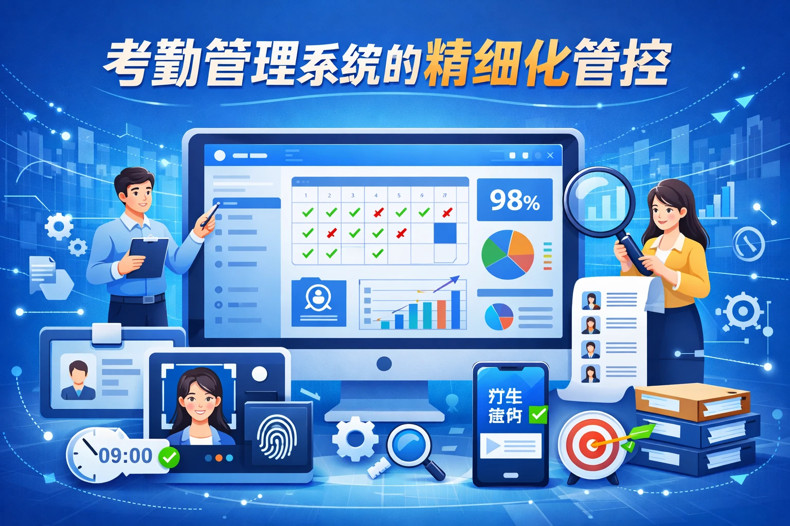 考勤管理系统的精细化管控