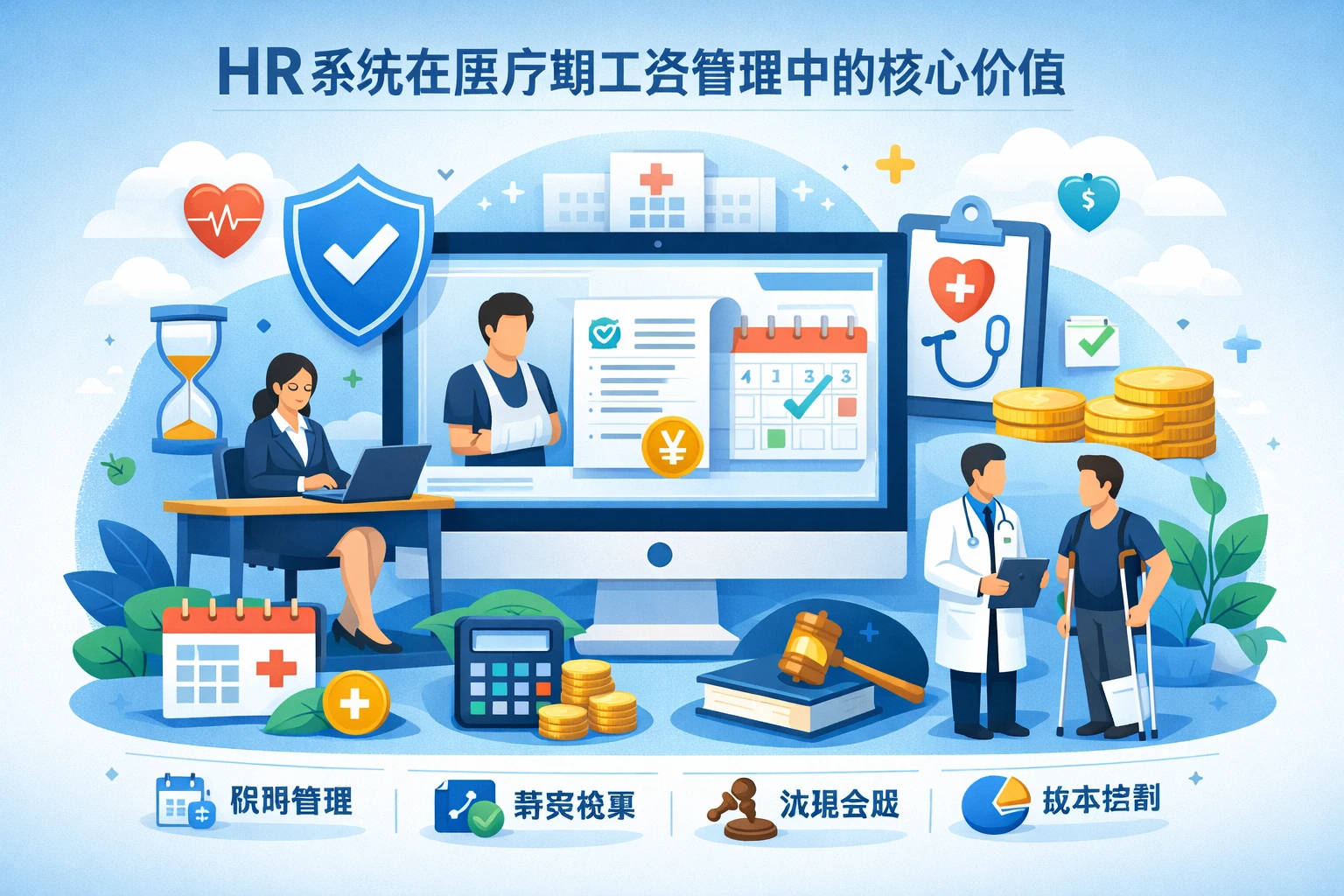 HR系统在医疗期工资管理中的核心价值