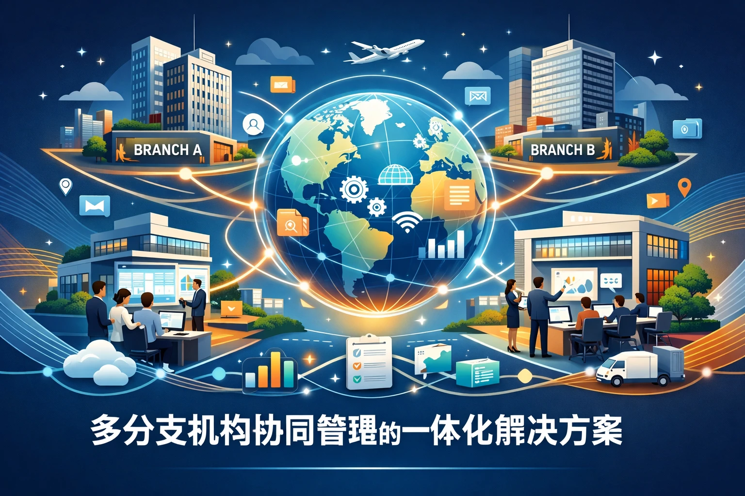多分支机构协同管理的一体化解决方案