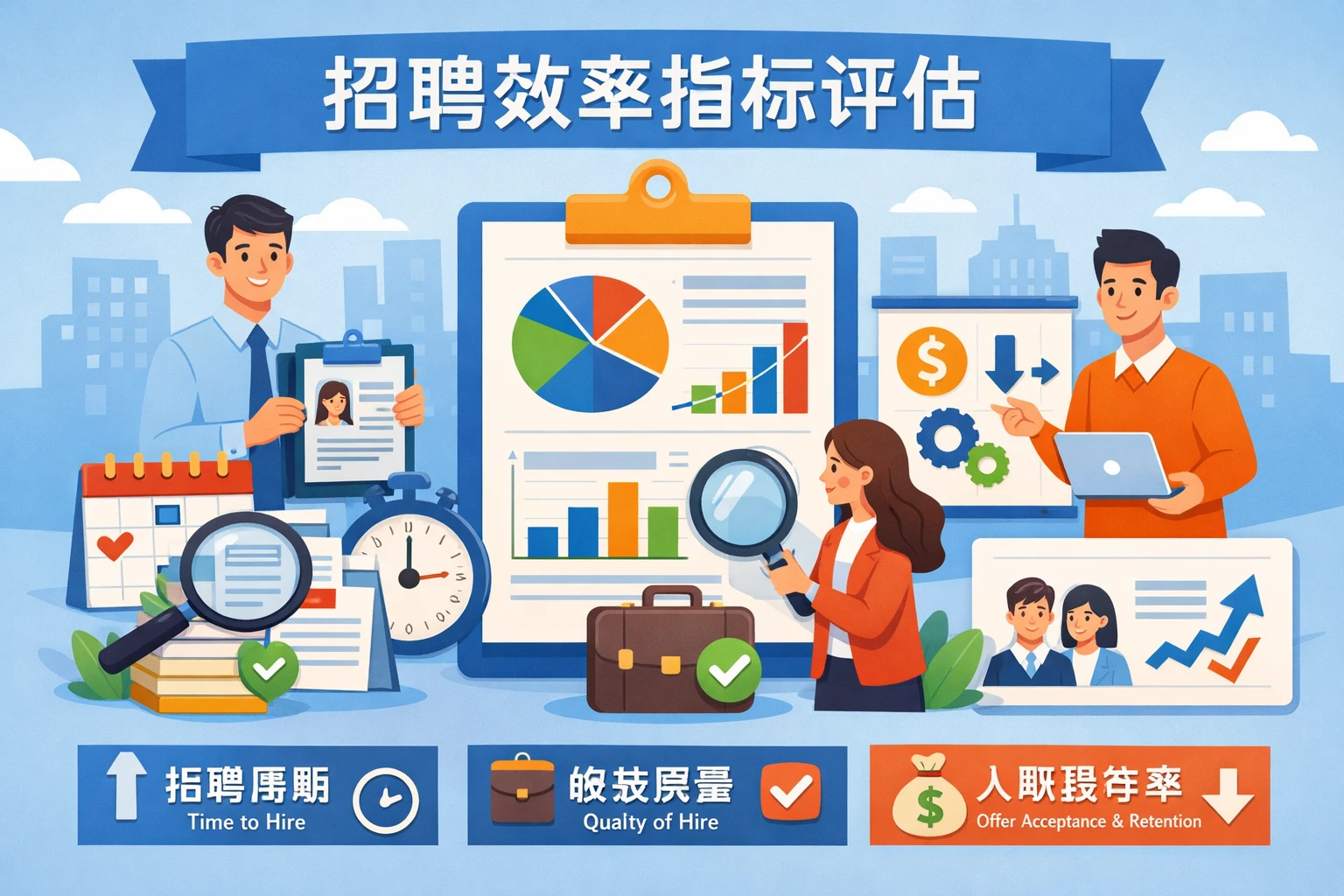 招聘效率指标评估