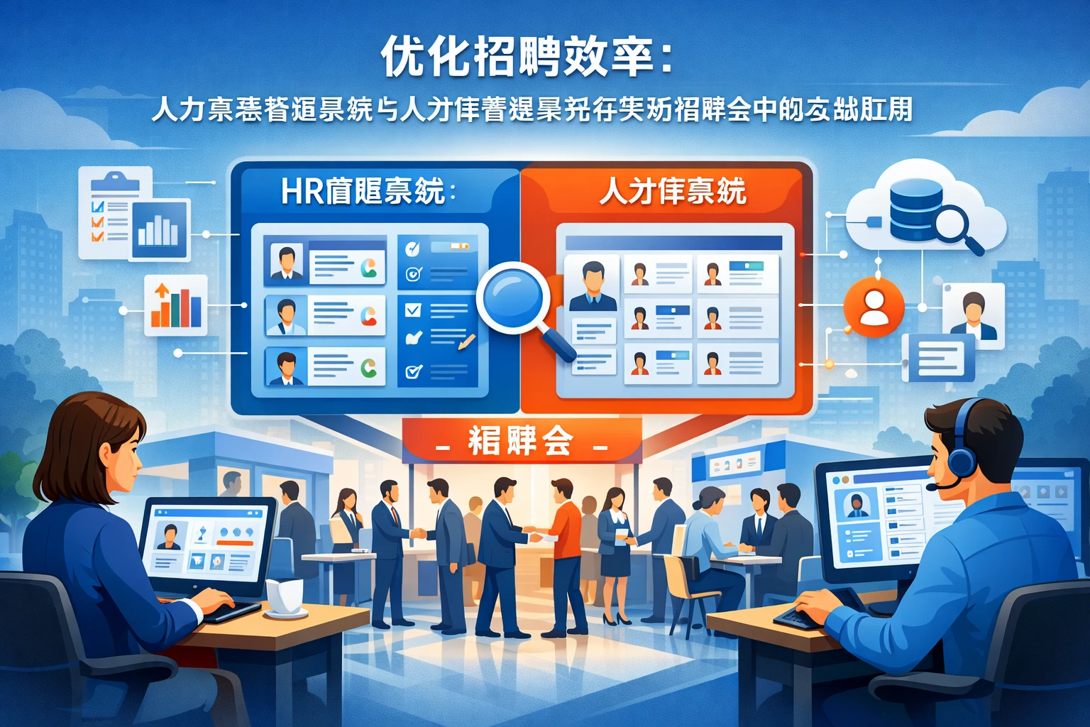 优化招聘效率：人力资源管理系统与人才库管理系统在专场招聘会中的实战应用
