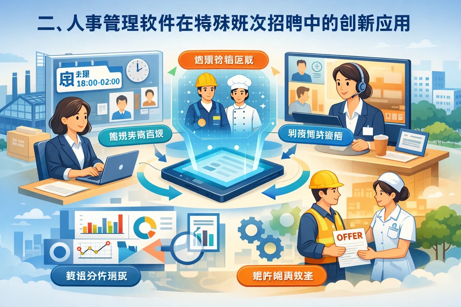 二、人事管理软件在特殊班次招聘中的创新应用