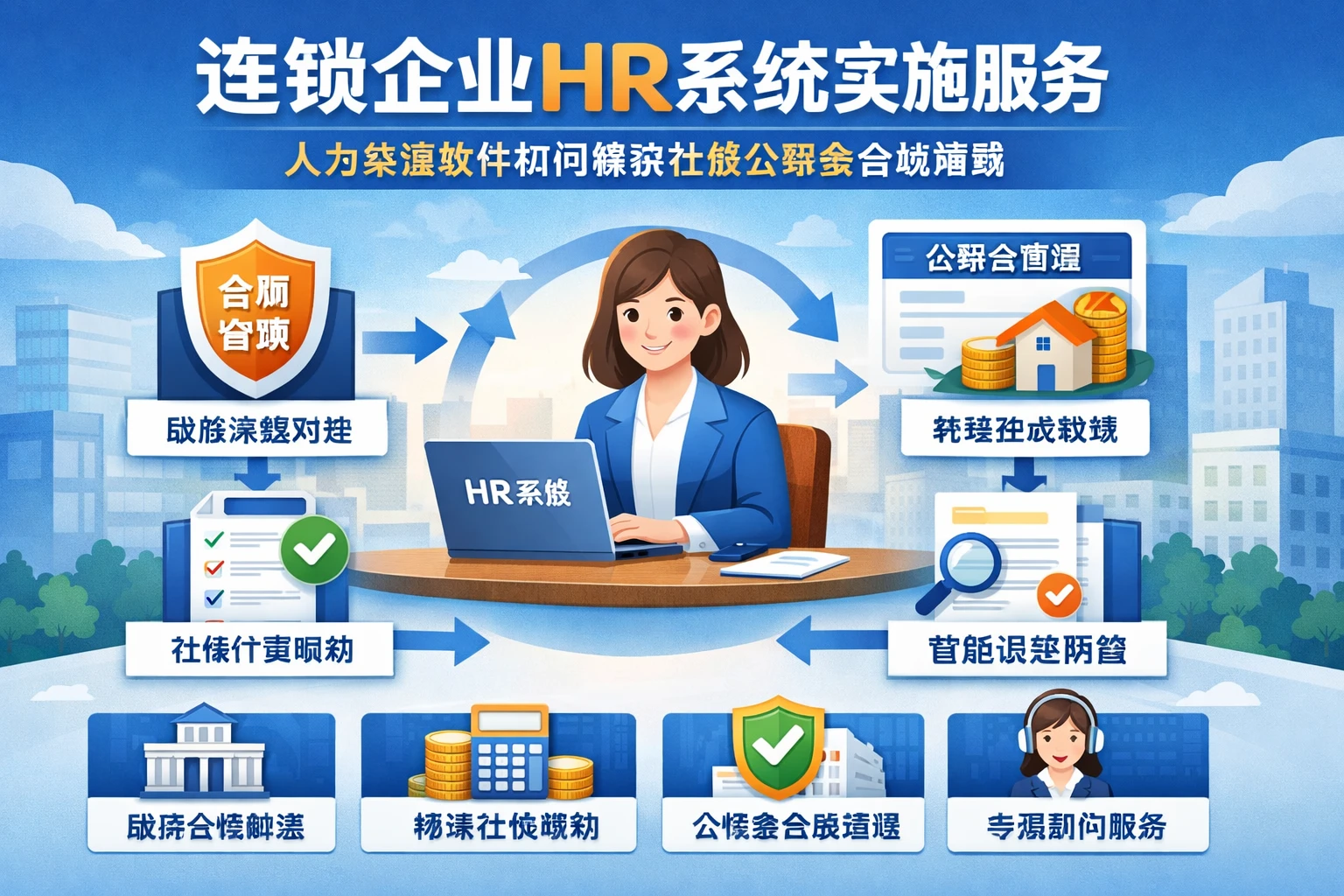 连锁企业HR系统实施服务：人力资源软件如何解决社保公积金合规难题