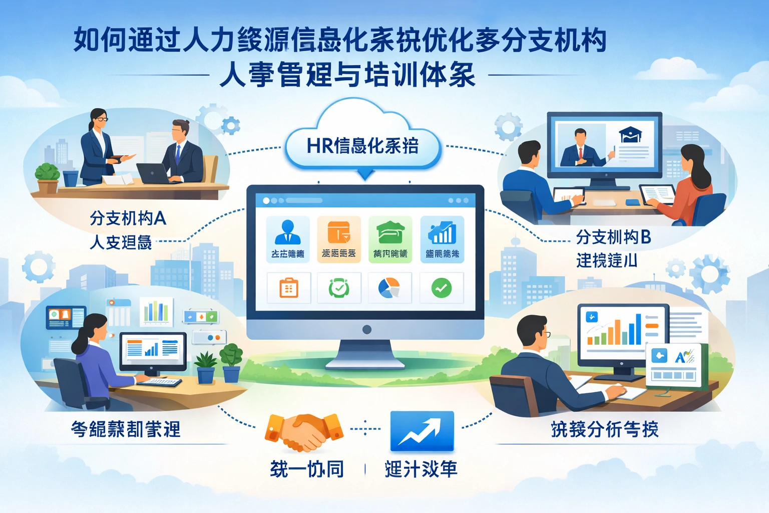 如何通过人力资源信息化系统优化多分支机构人事管理与培训体系