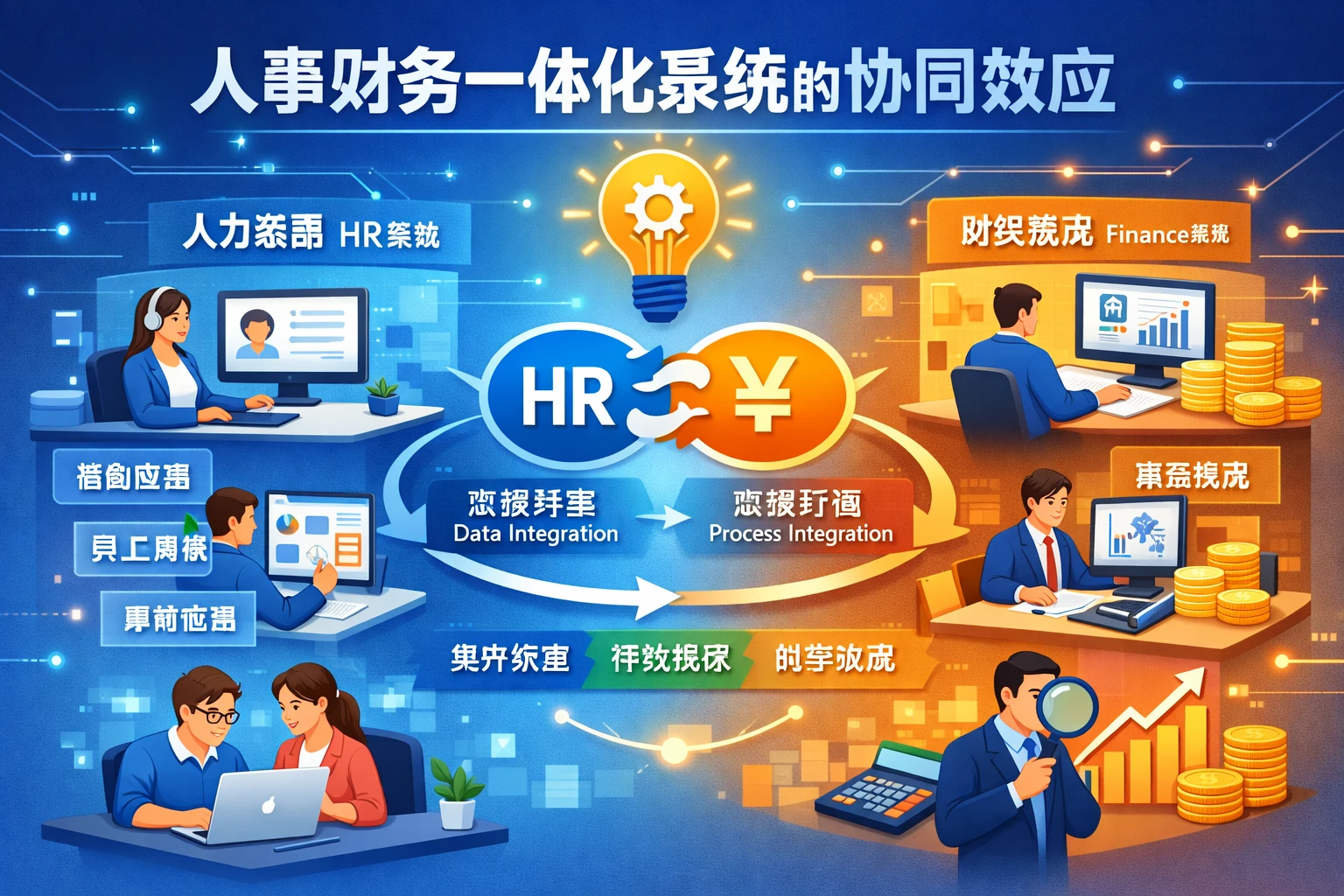 人事财务一体化系统的协同效应