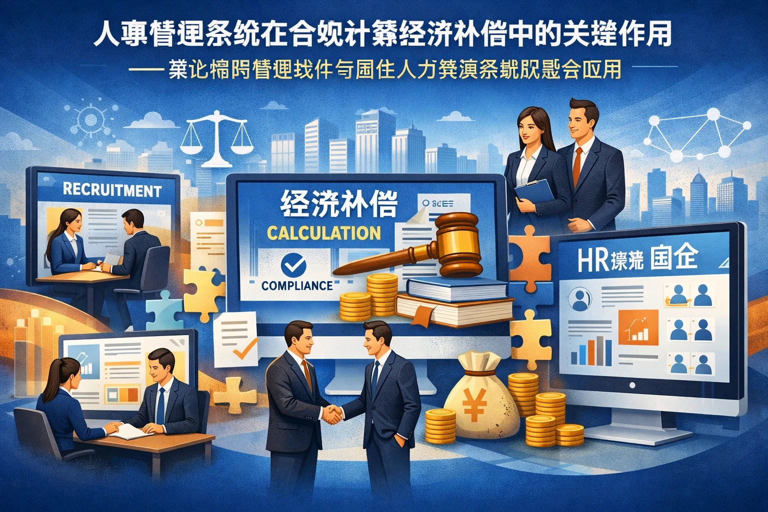 人事管理系统在合规计算经济补偿中的关键作用——兼论招聘管理软件与国企人力资源系统的整合应用