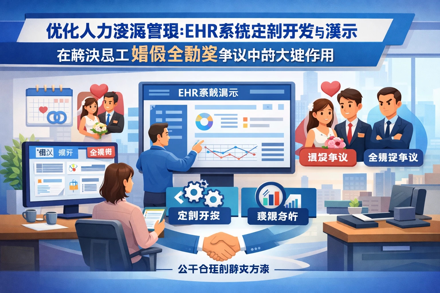 优化人力资源管理：EHR系统定制开发与演示在解决员工婚假全勤奖争议中的关键作用