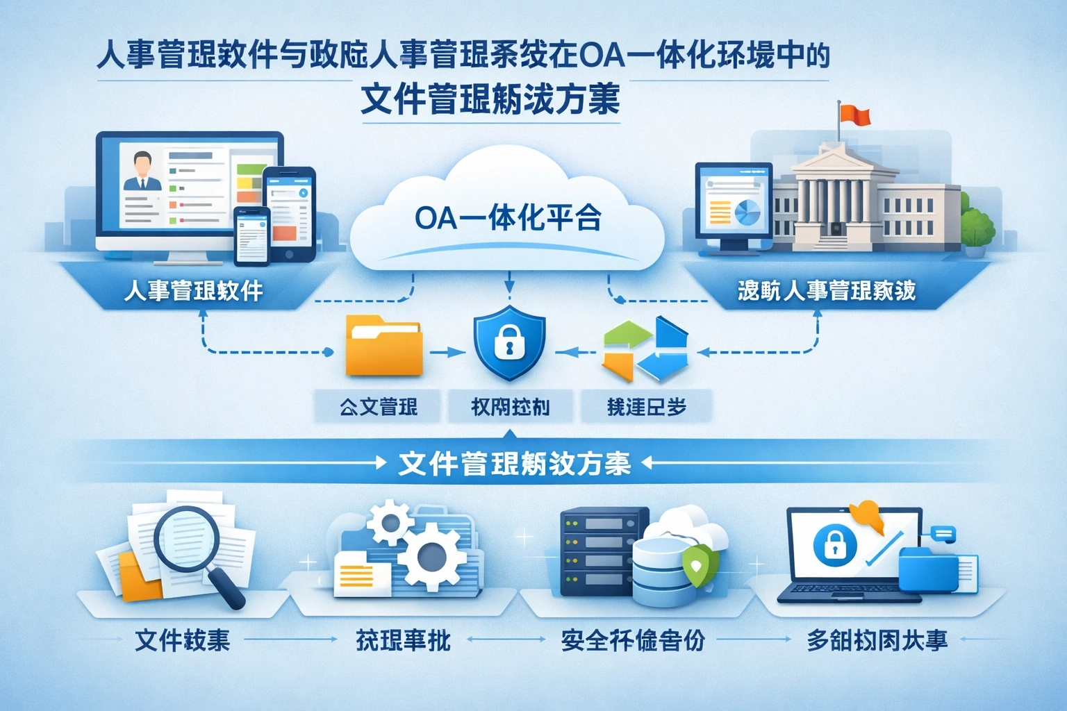 人事管理软件与政府人事管理系统在OA一体化环境中的文件管理解决方案