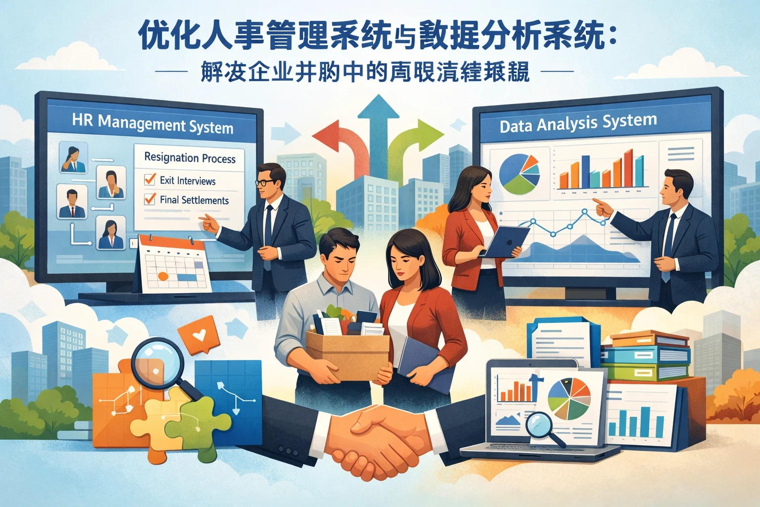 优化人事管理系统与数据分析系统：解决企业并购中的离职流程难题