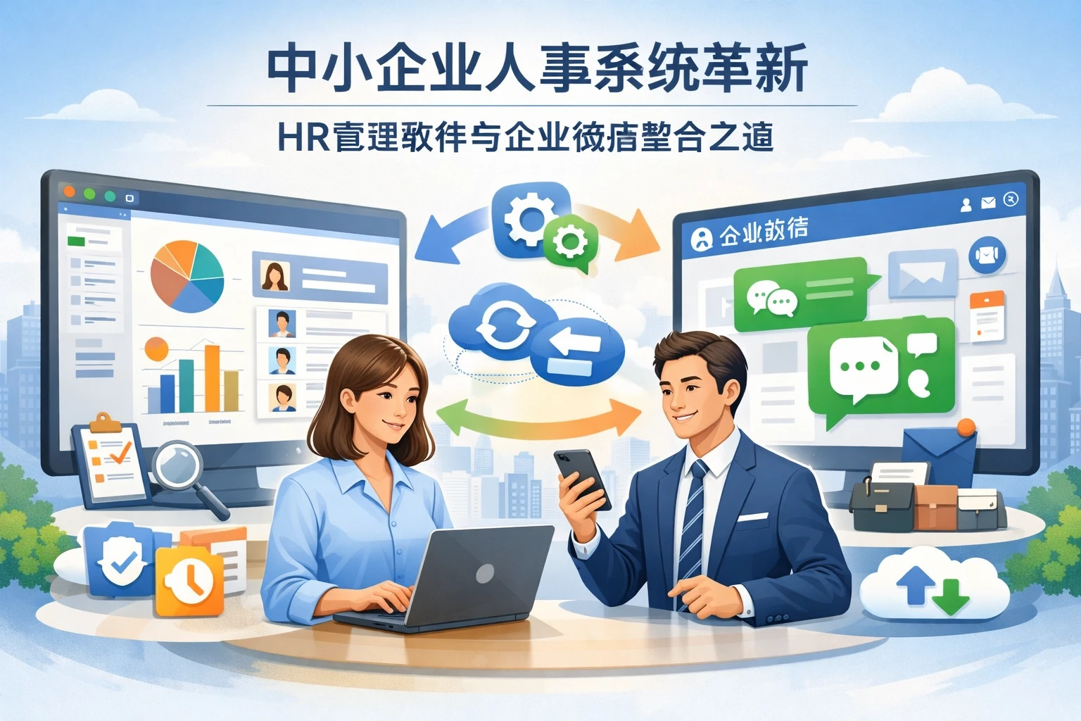 中小企业人事系统革新:HR管理软件与企业微信整合之道