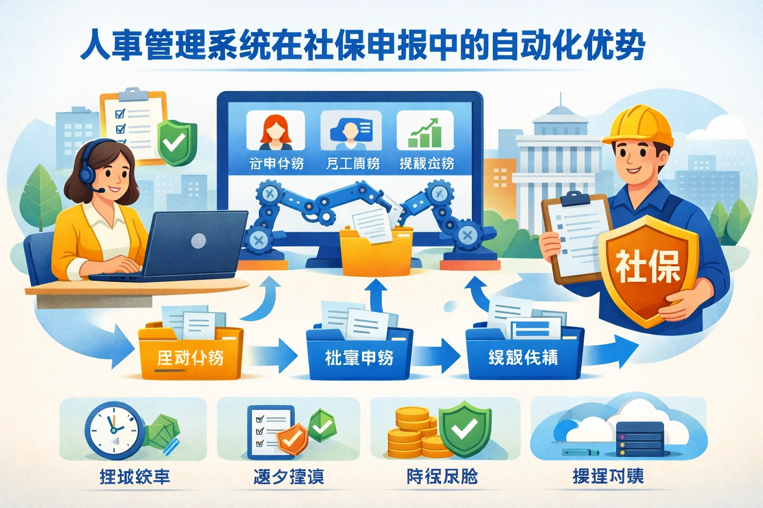 人事管理系统在社保申报中的自动化优势