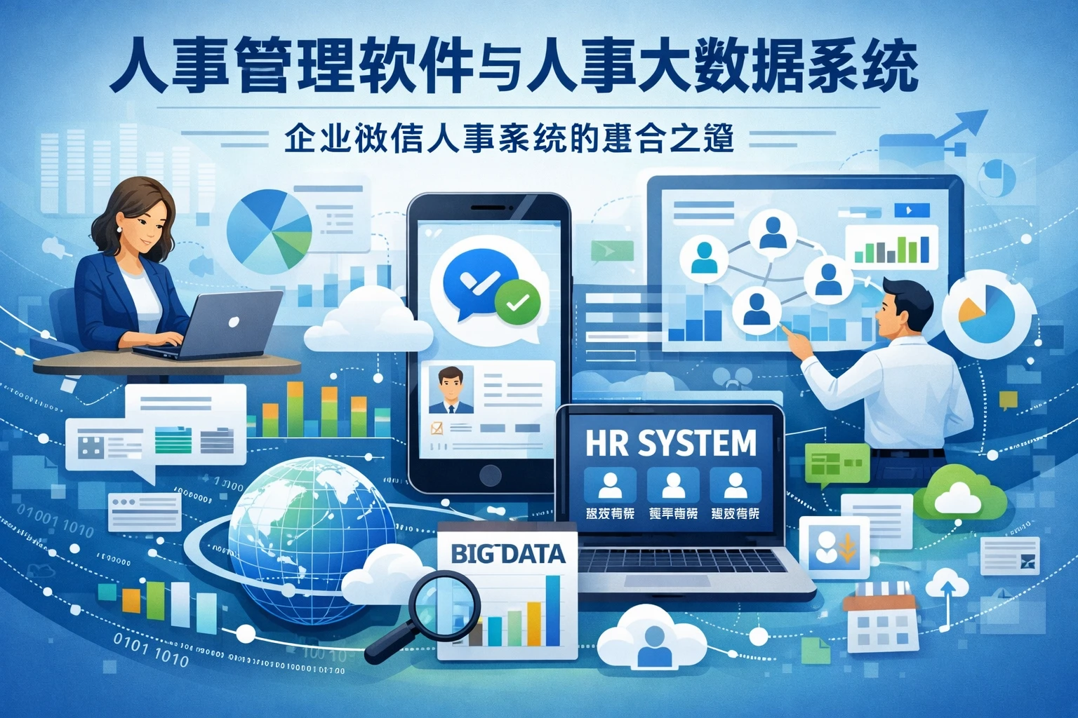 人事管理软件与人事大数据系统：企业微信人事系统的整合之道