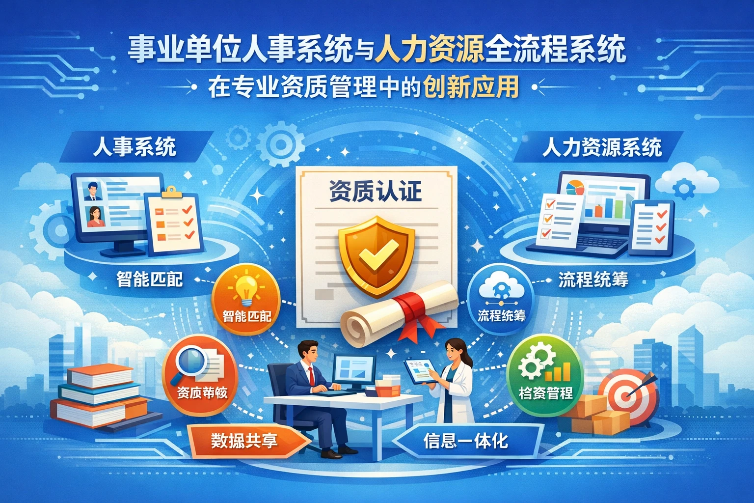 事业单位人事系统与人力资源全流程系统在专业资质管理中的创新应用
