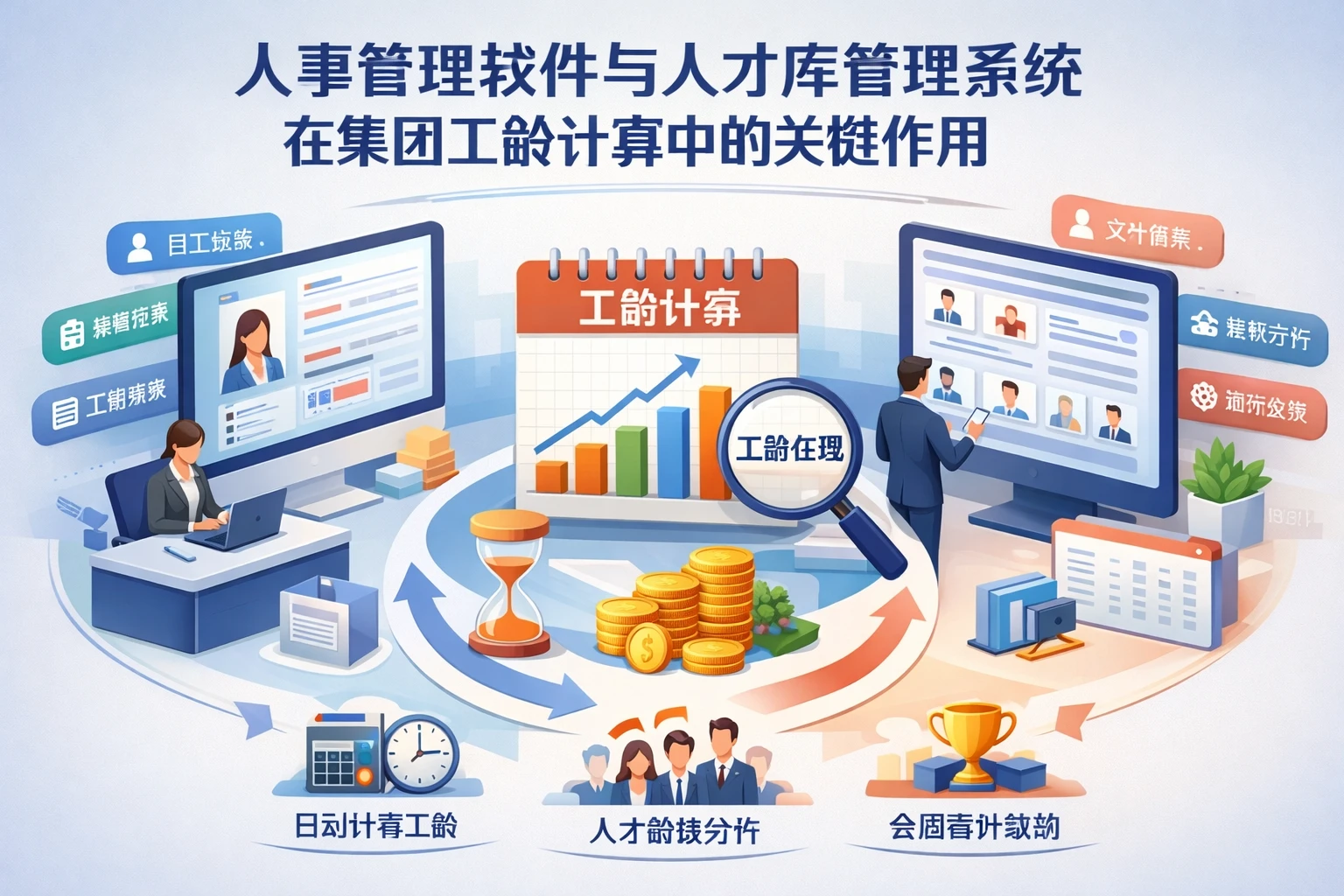 人事管理软件与人才库管理系统在集团工龄计算中的关键作用