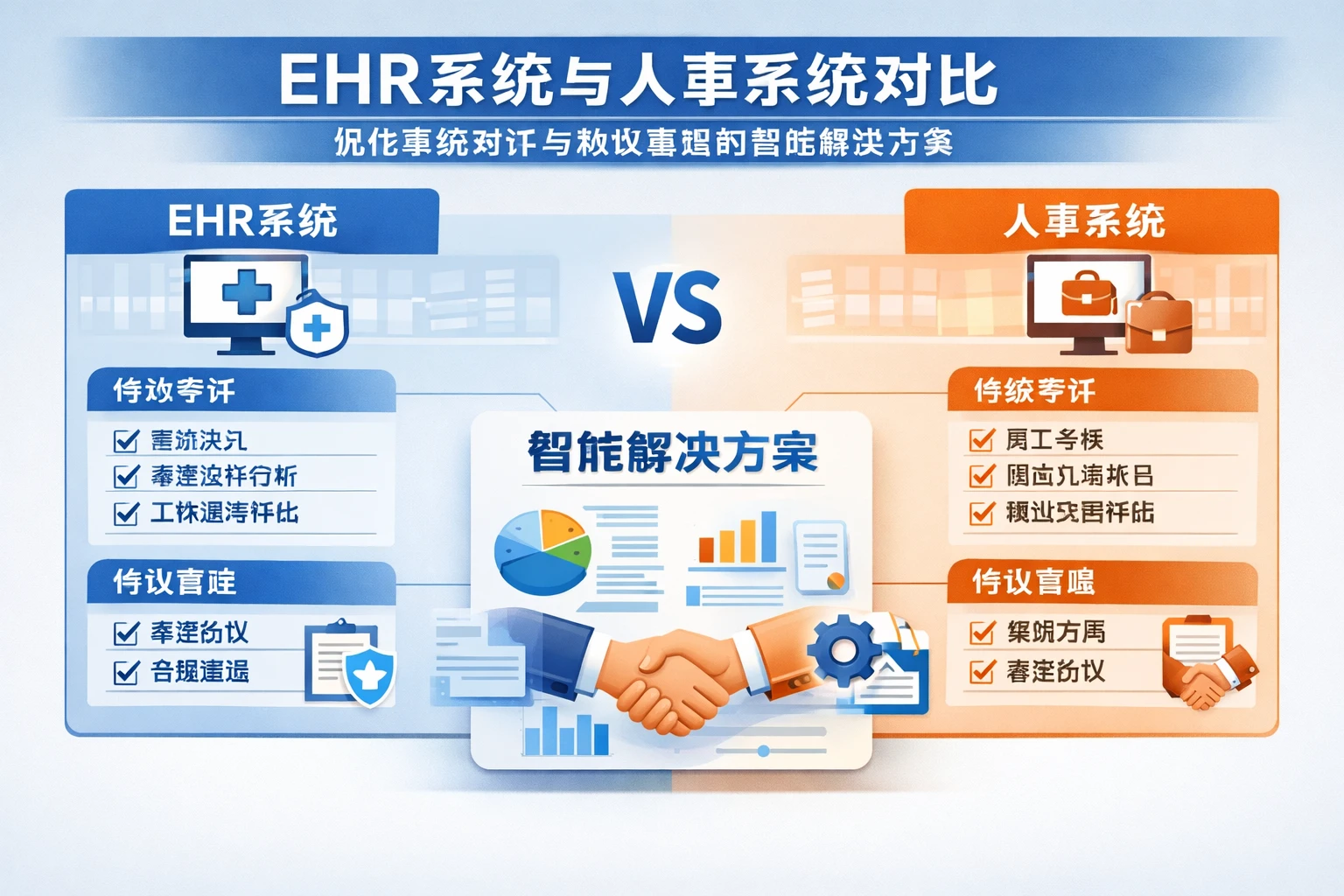 EHR系统与人事系统对比：优化绩效考评与协议管理的智能解决方案