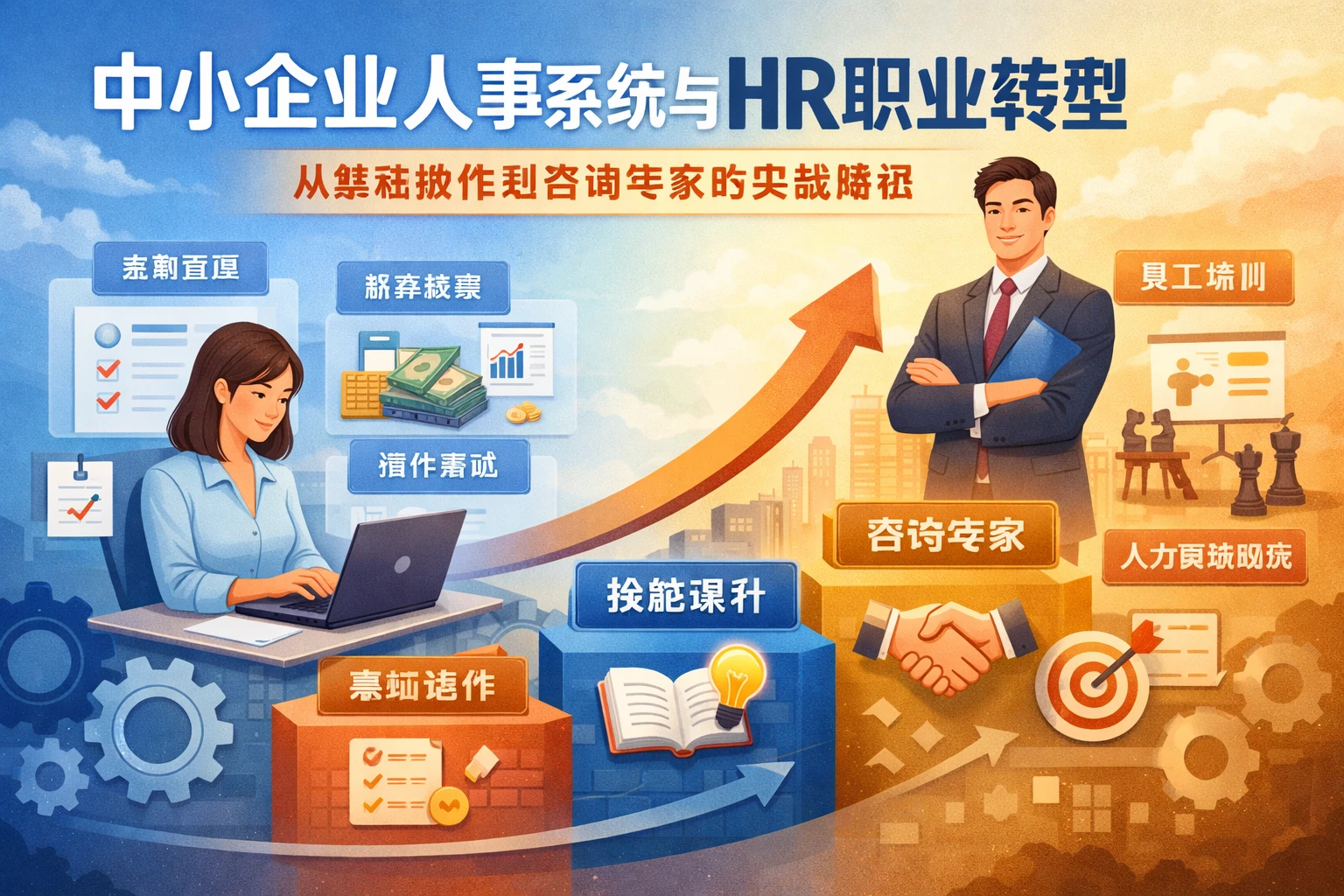 中小企业人事系统与HR职业转型：从基础操作到咨询专家的实战路径