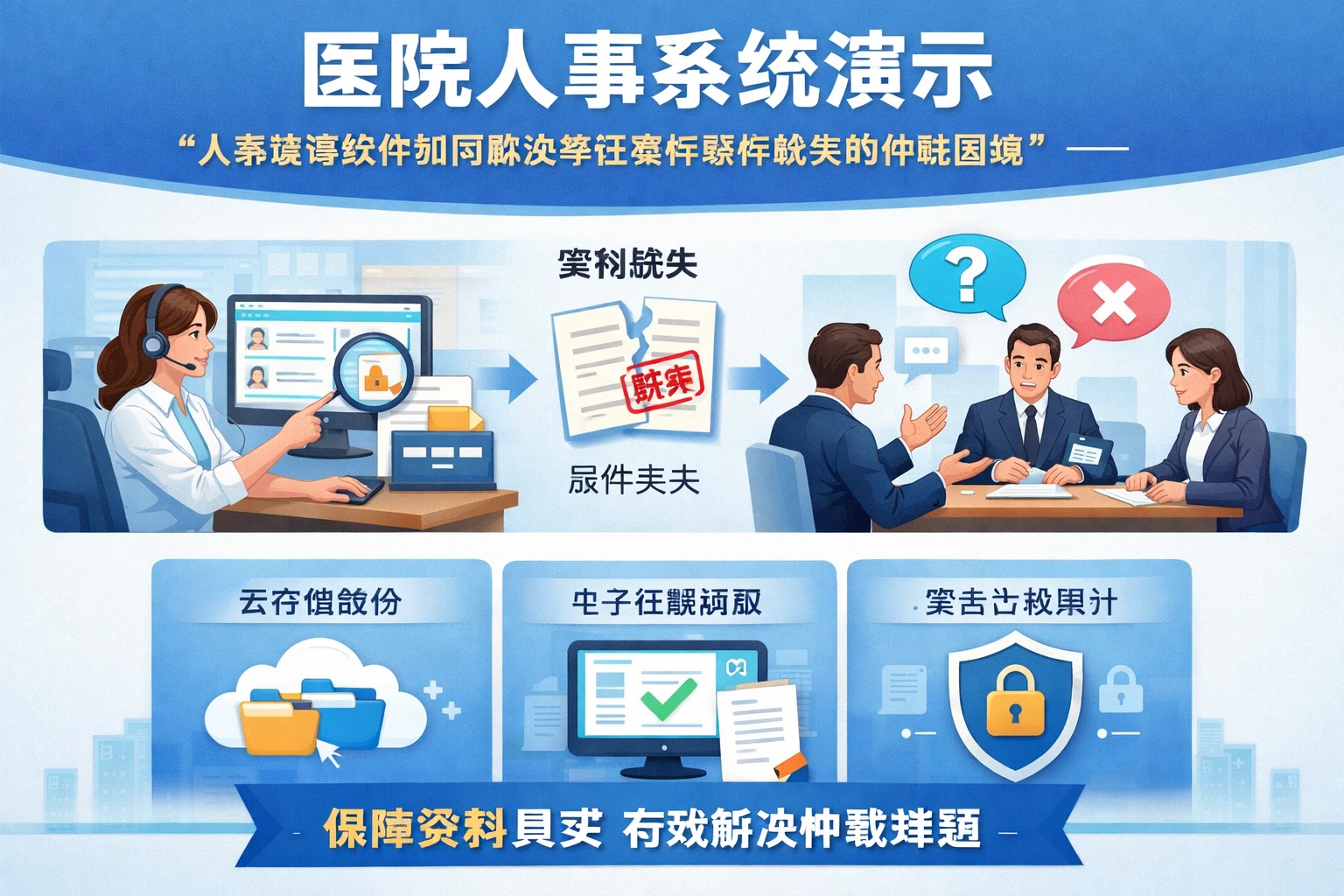 医院人事系统演示：人事管理软件如何解决举证资料原件缺失的仲裁困境