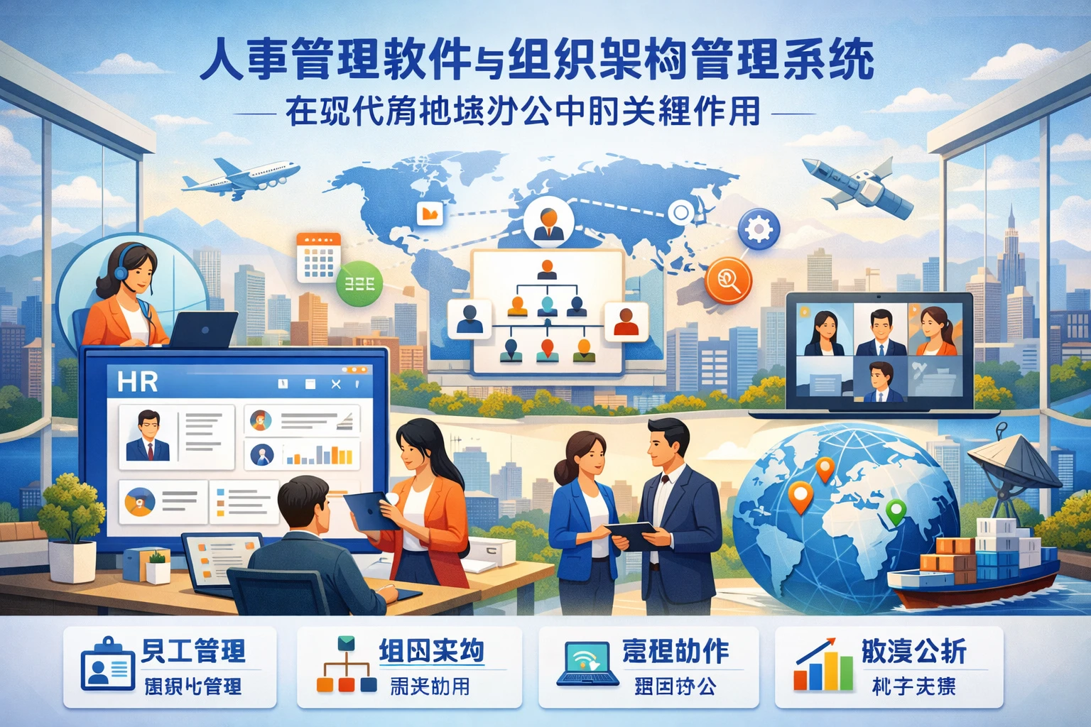人事管理软件与组织架构管理系统在现代跨地域办公中的关键作用